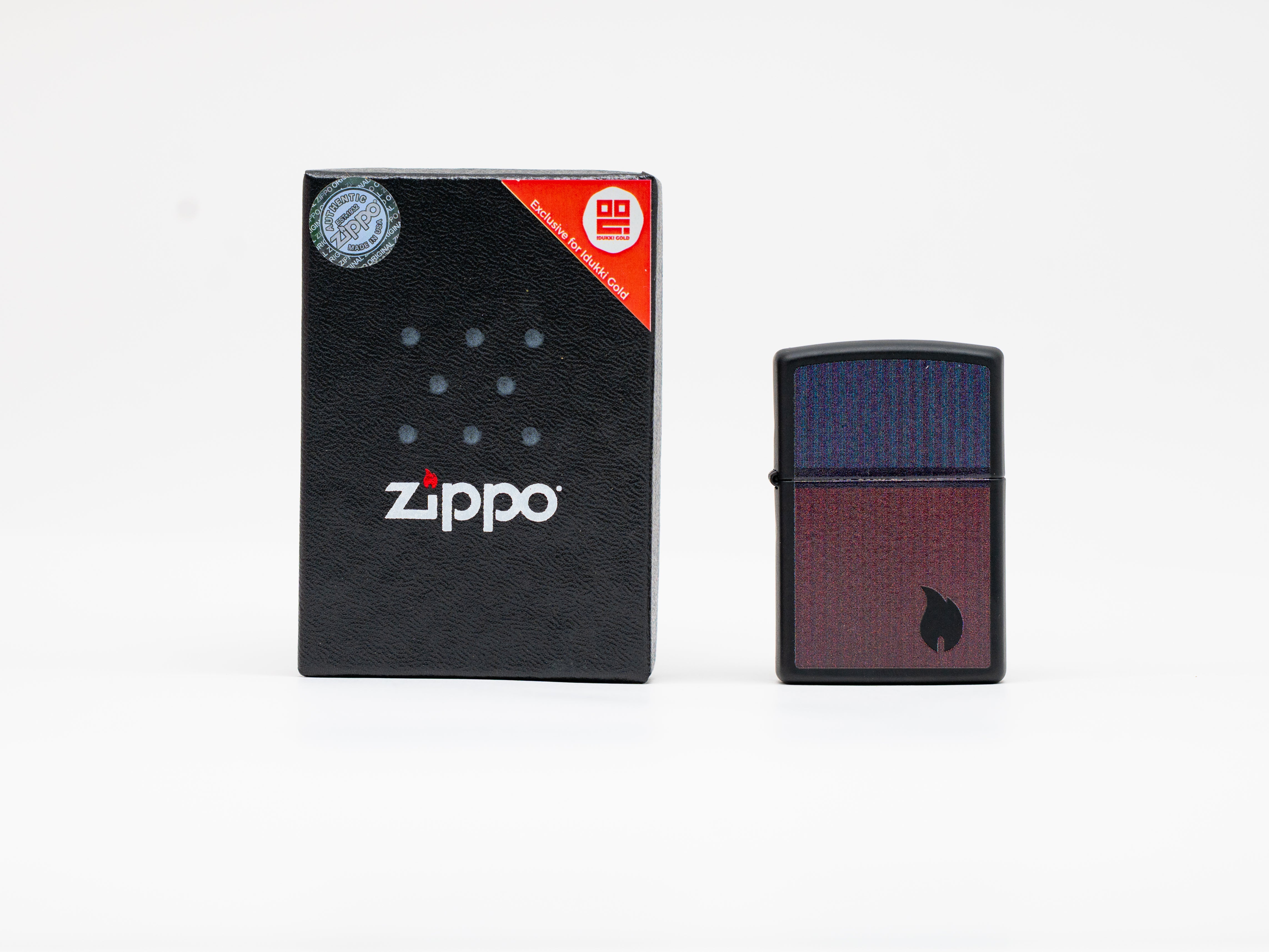Zippo Two Tone Flame Design