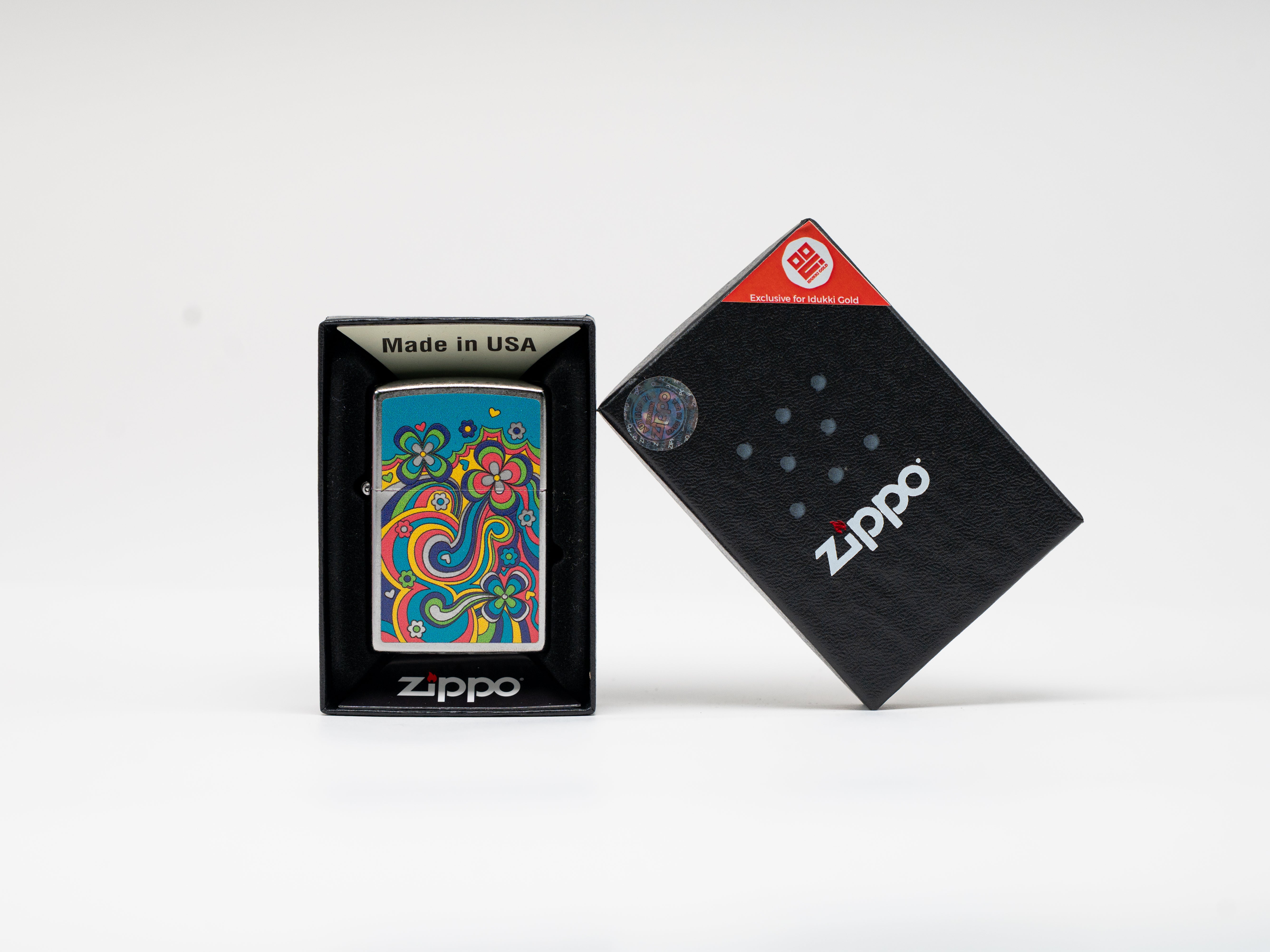 Zippo Flower Power Design