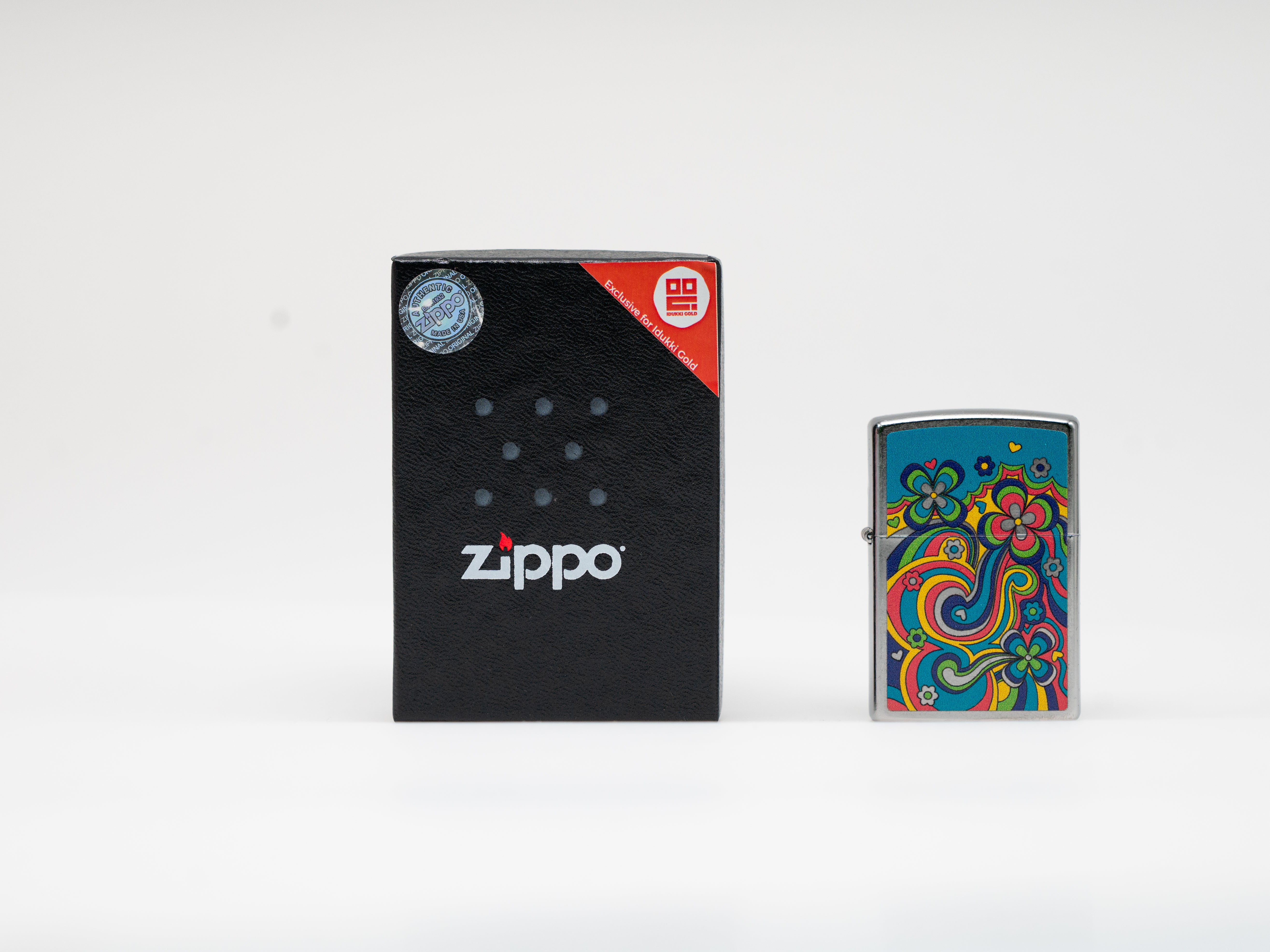 Zippo Flower Power Design