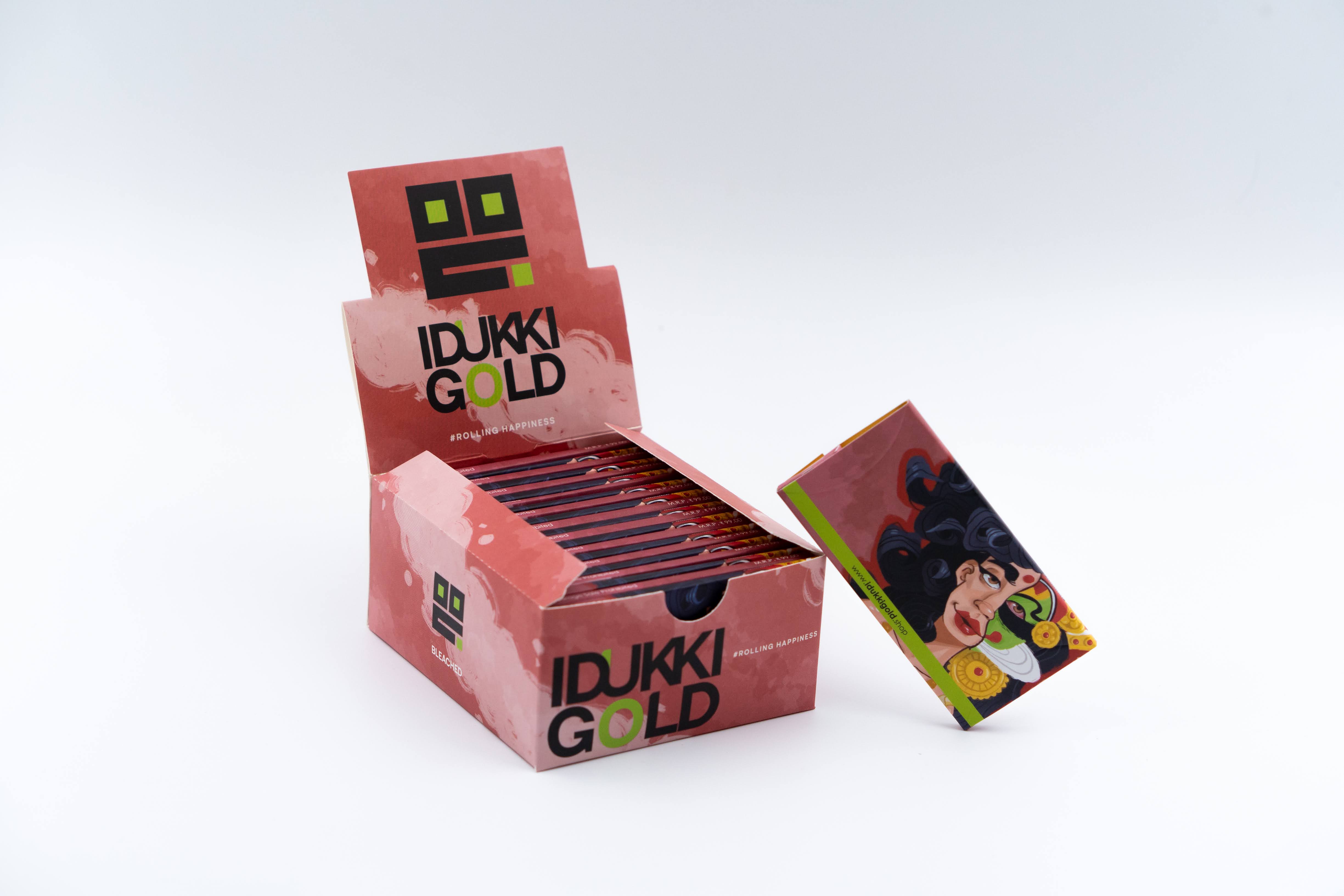 Idukki Gold Rolling Paper White - Kathakali Edition