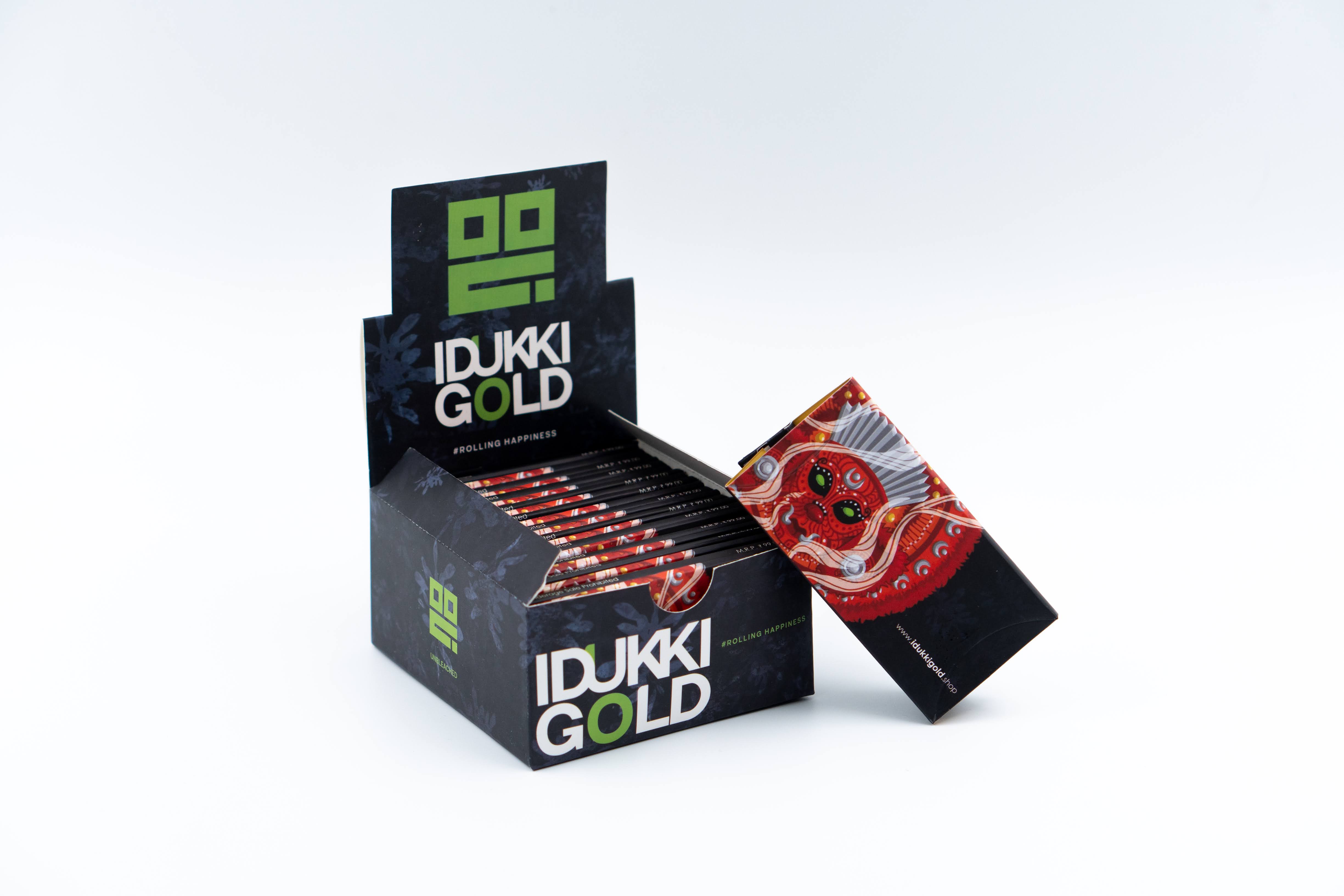 Idukki Gold Rolling Paper Brown - Theyyam Edition
