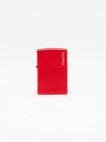 Classic Red Matte Zippo Logo