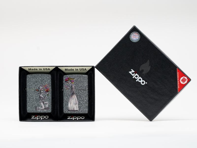 Zippo Day of Dead Skulls Set
